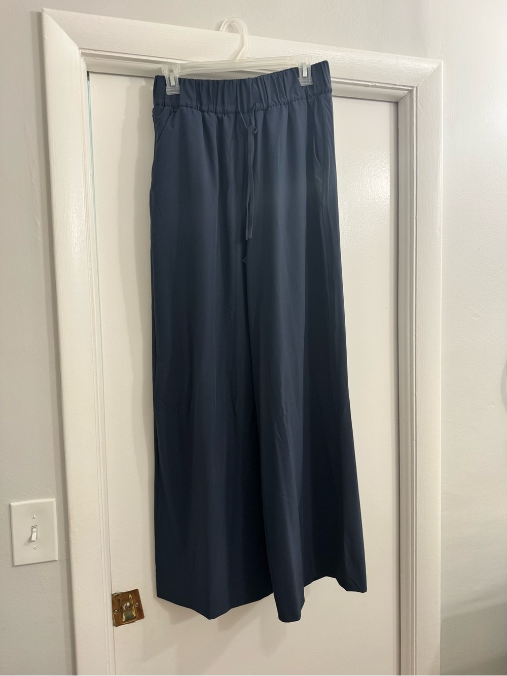 all in motion Navy Wide-Leg Drawstring Pants